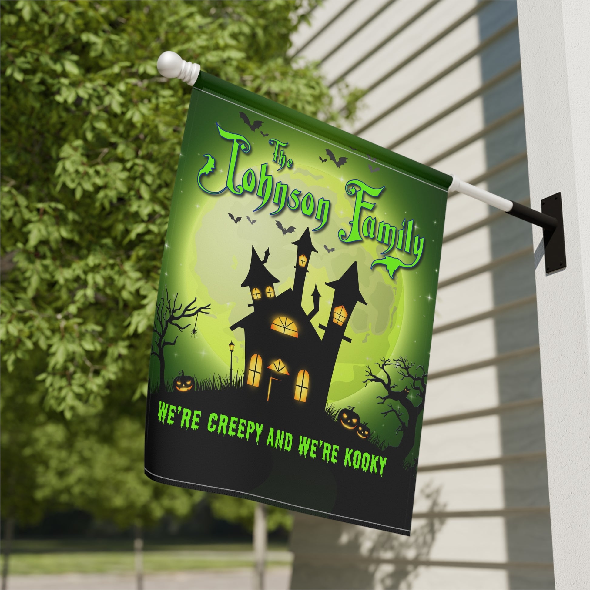 Personalized Outdoor Halloween Banner