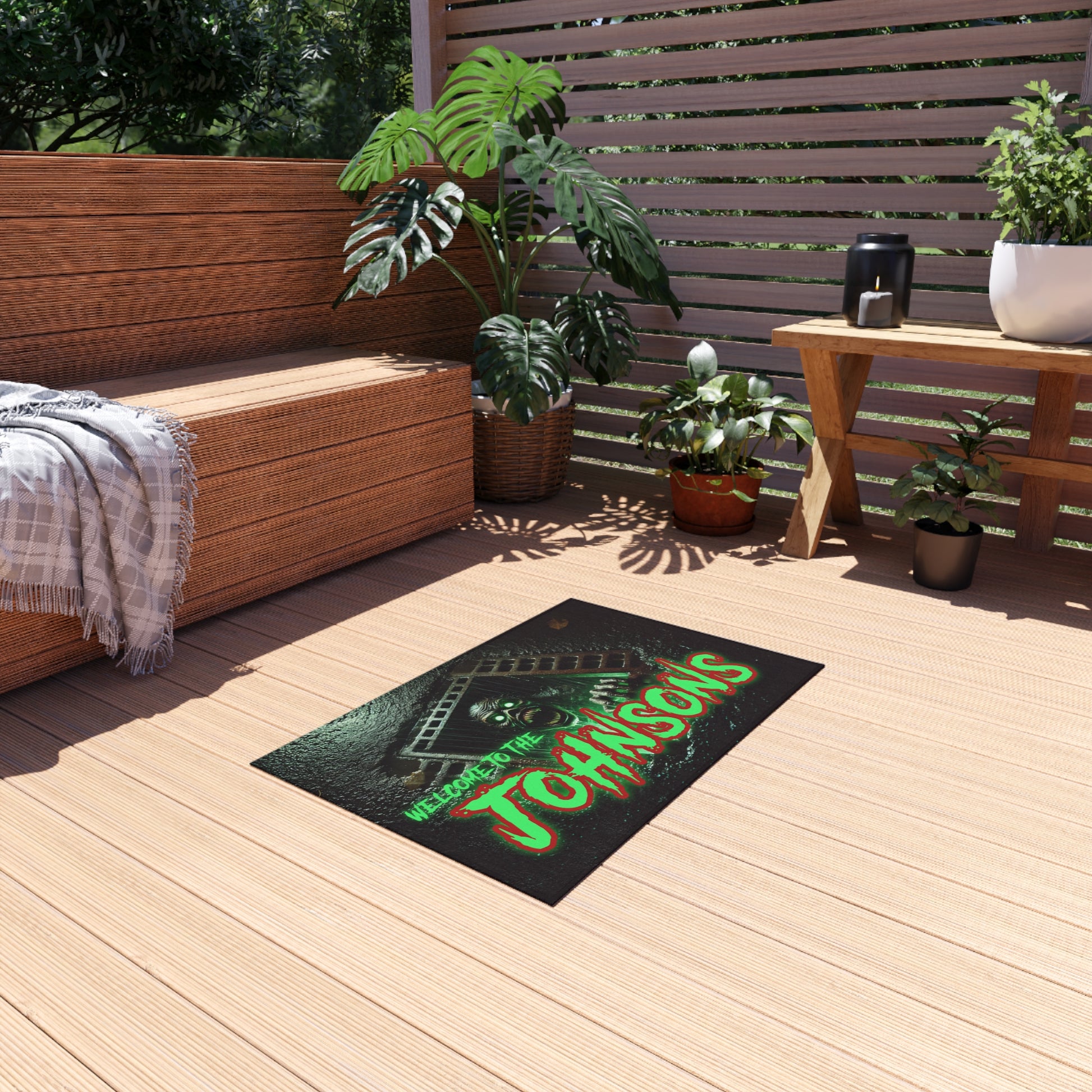 Personalized Outdoor Halloween Mat
