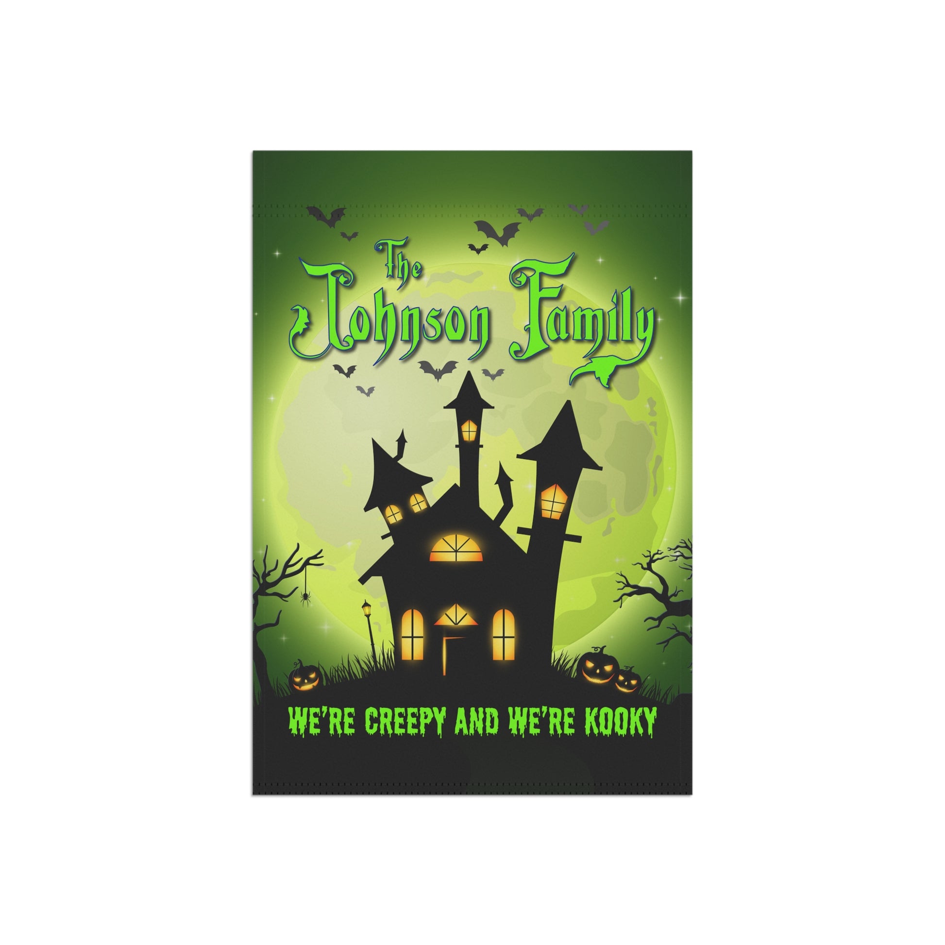 Personalized Outdoor Halloween Banner