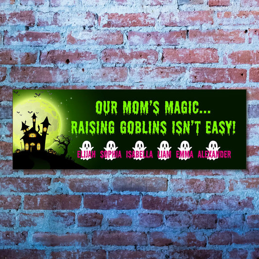 Halloween Mom Personalized Sign. Price Includes Shipping!