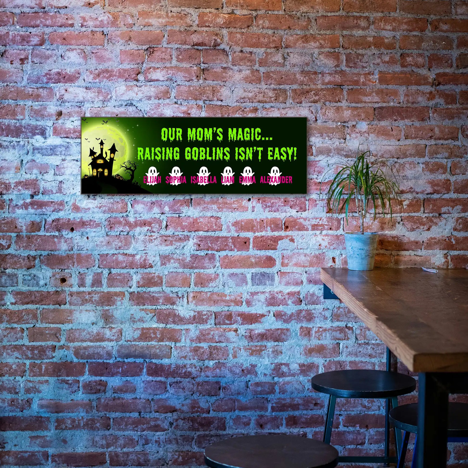 Halloween Mom Personalized Sign