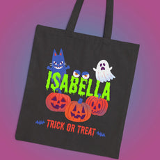 Personalized Halloween Tote Bag