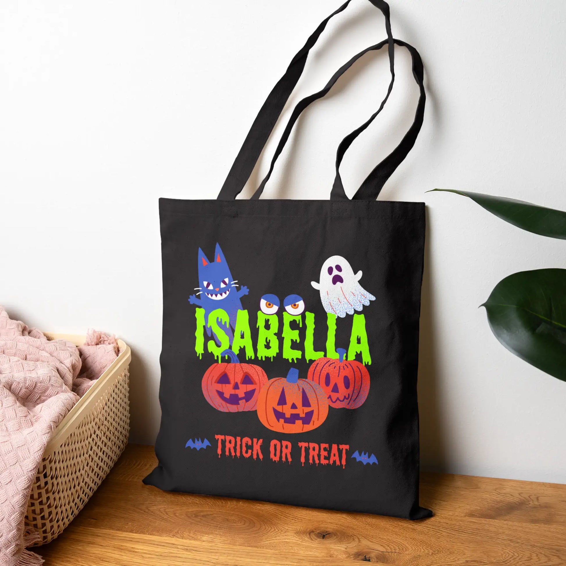 Personalized Halloween Tote Bag
