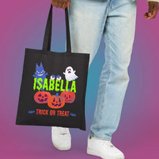 Personalized Halloween Tote Bag