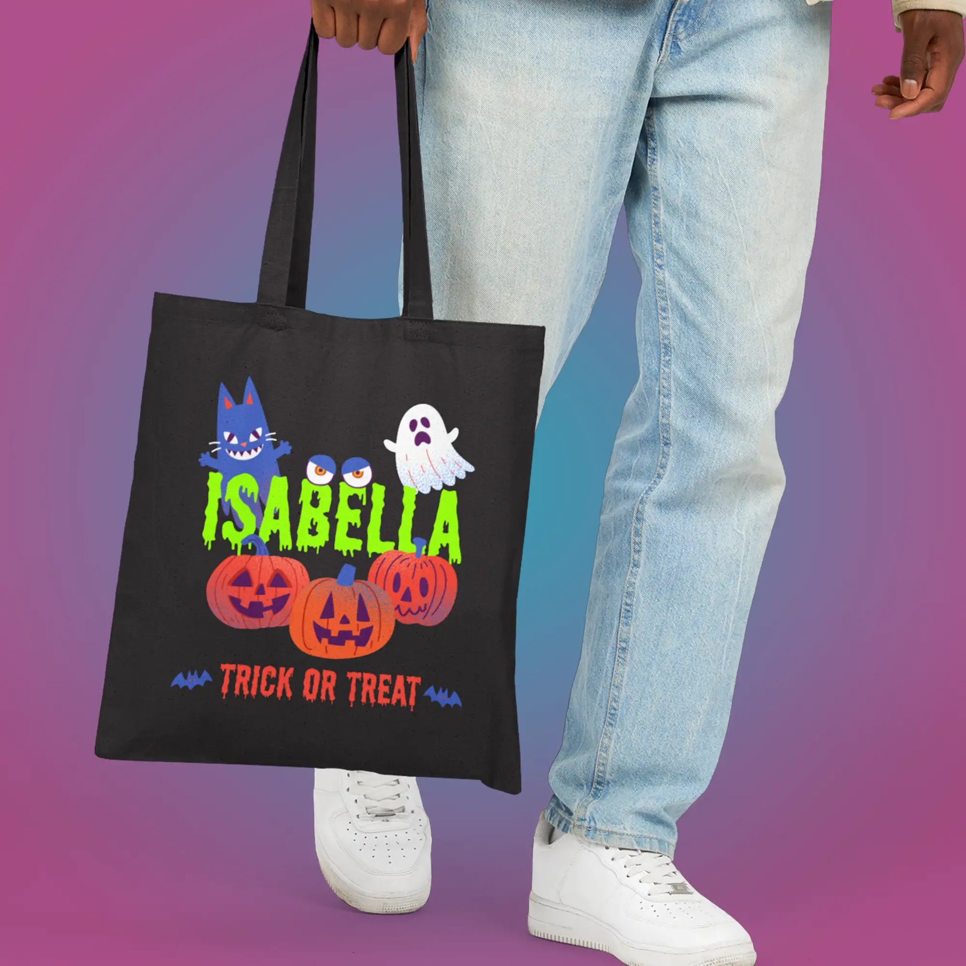 Personalized Halloween Tote Bag