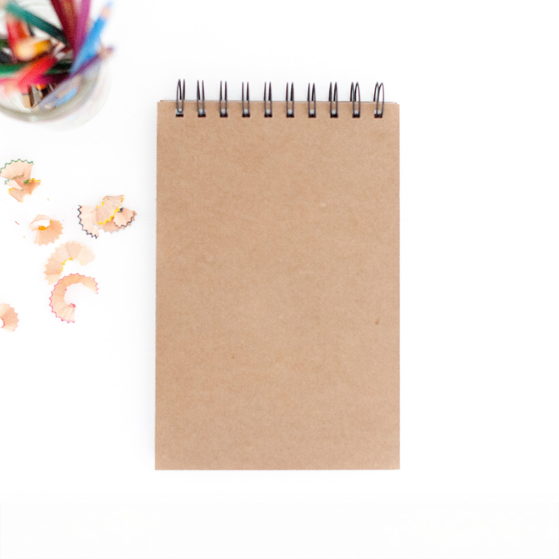 Personalized Sketch Pad with Coloring Pencils, Butterfly Design
