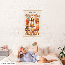 Are You Falloween Jesus? – Hanging Canvas Print