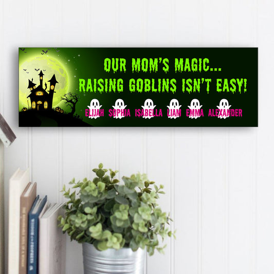 Halloween Mom Personalized Sign. Price Includes Shipping!